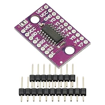 3 Pcs 74HC4051 8 Channel Analog Multiplexer Selector Module